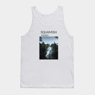 Squamish British Columbia Canada Nature Waterfall Souvenir Present Gift for Canadian T-shirt Apparel Mug Notebook Tote Pillow Sticker Magnet Tank Top